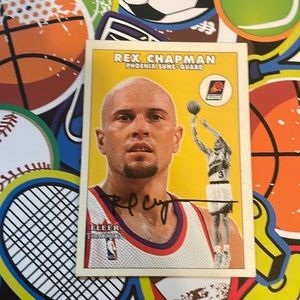 Rex Chapman Fleer Tradition card